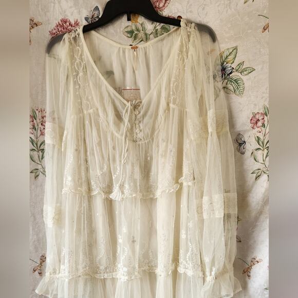 Free People Stevie Maxi Dress Sz Med Nwts - Picture 3 of 10